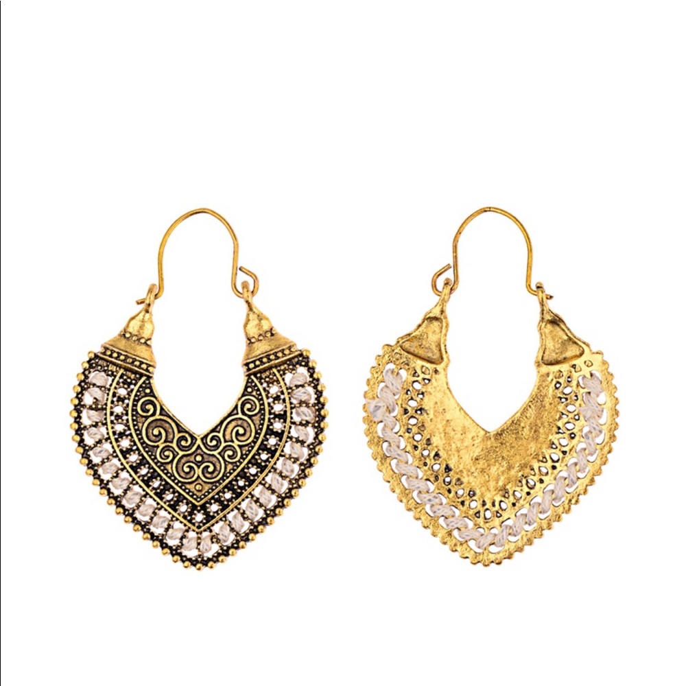 3/$15 sale‼️Beautiful ethnic Earrings boho style - Picture 3 of 4